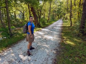 Lori on the Towpath trail