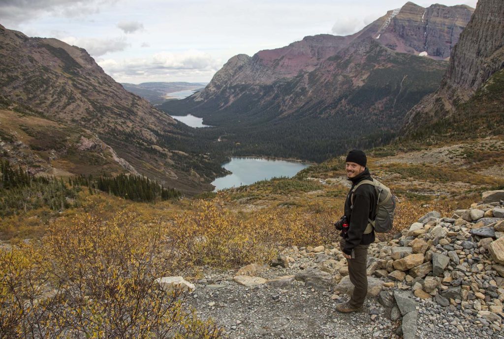 This is near the top of the trail. If you look closely, you'll see three lakes in this photo. The one all the way at the top is where we started!