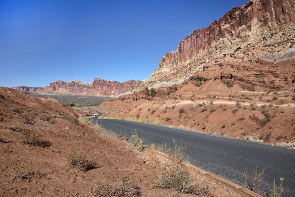 The scenic road was 20 miles round-trip and showcased lots of this type of scenery.