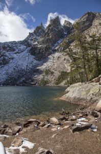 Emerald Lake shoreline