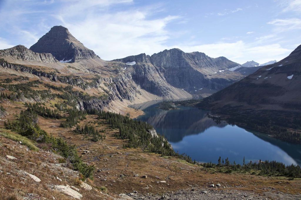 Hidden Lake in late afternoon