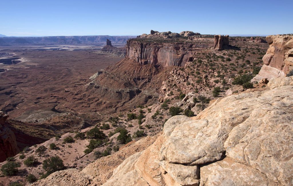 I am standing more than 2,000 feet above the canyon floor. I wish there was a way to convey the sheer magnitude of this place.