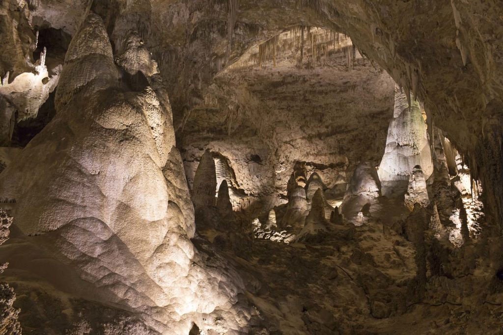 One of the many grotto areas found in main cavern.