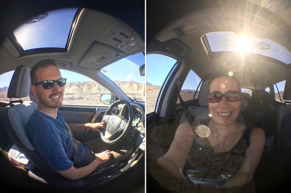 Fun with my cell phone fish-eye lens attachment!