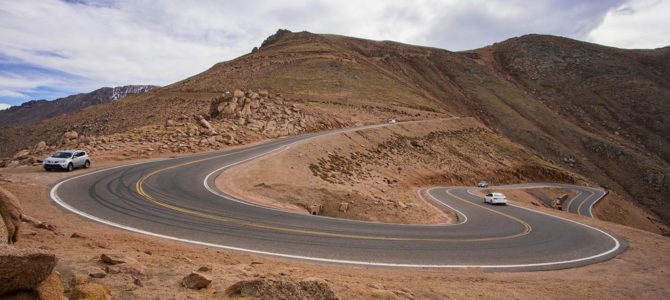 We climbed Pikes Peak